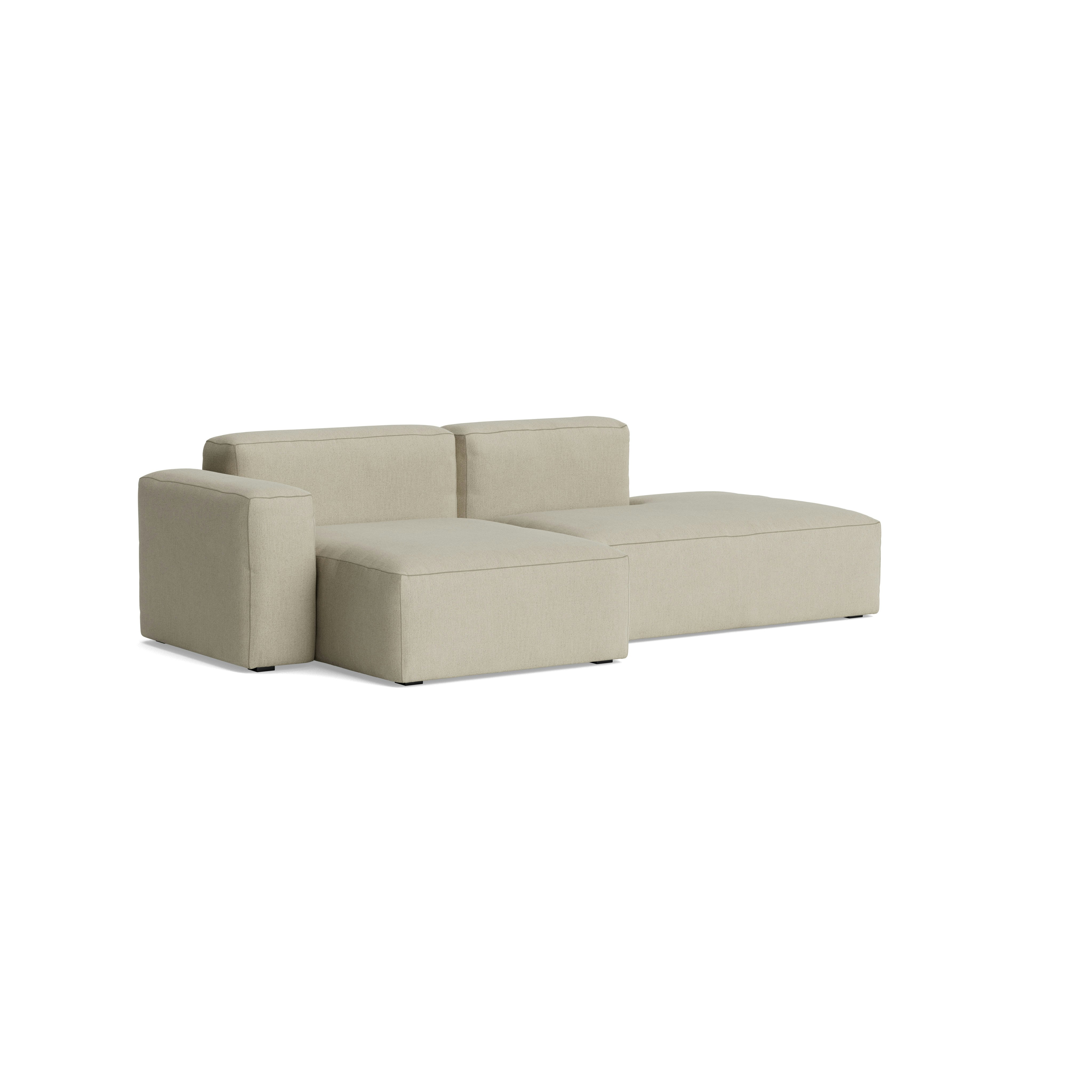 Mags SL Sectional Chaise - Left, Pecora, Cream