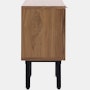 Elemental Bedside Table - walnut