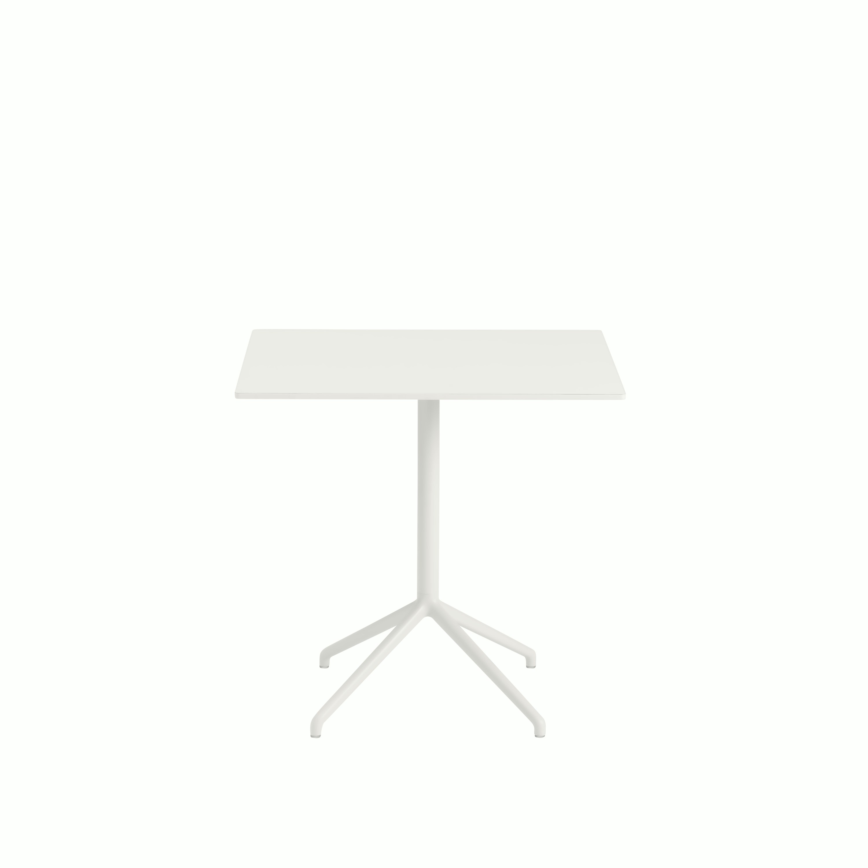 Still cafe table rectangular h73 white nano Muuto hi res