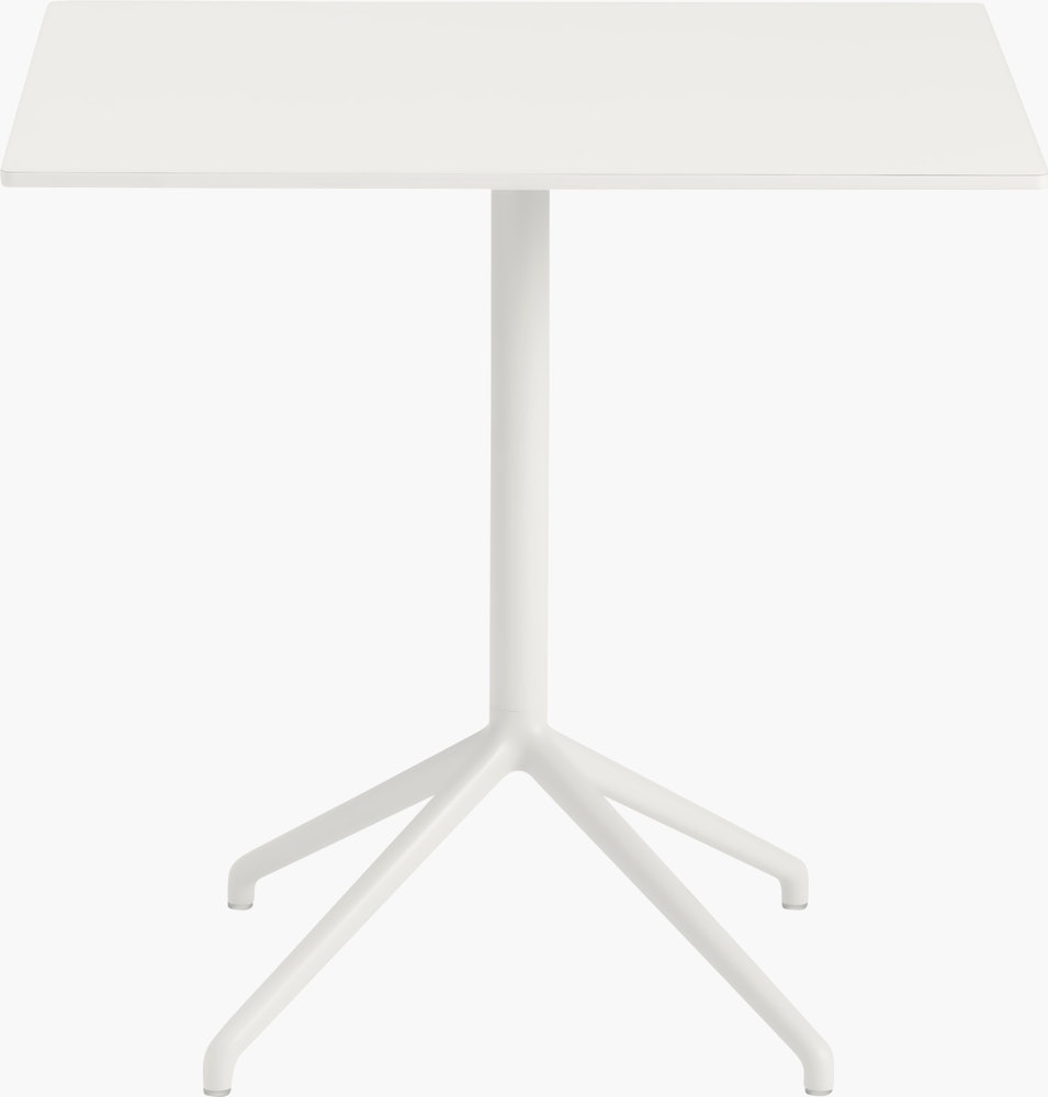 Still cafe table rectangular h73 white nano Muuto hi res