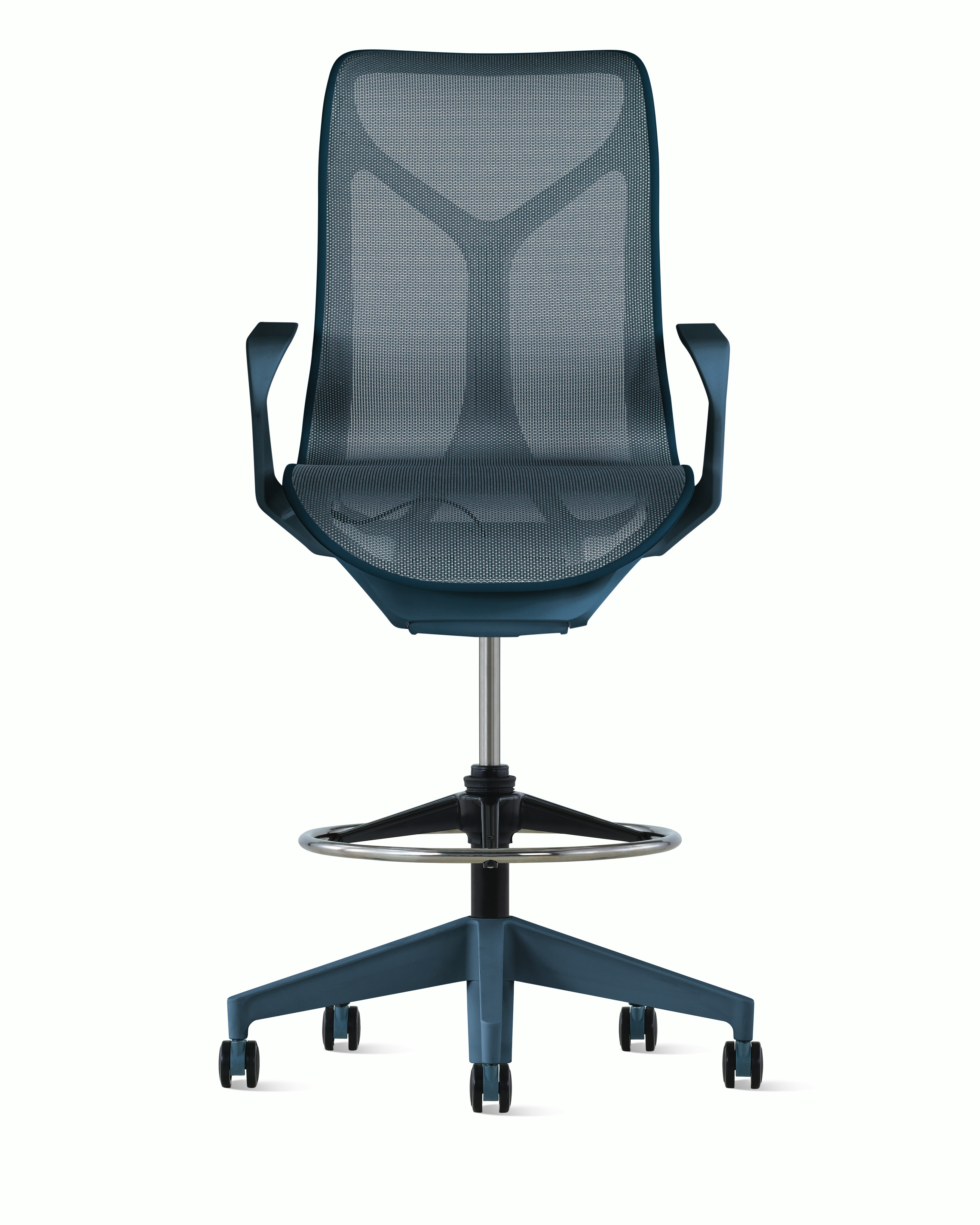 Cosm Stool Mid Back Fixed Arm