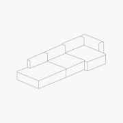 One-Arm Sectional - Left