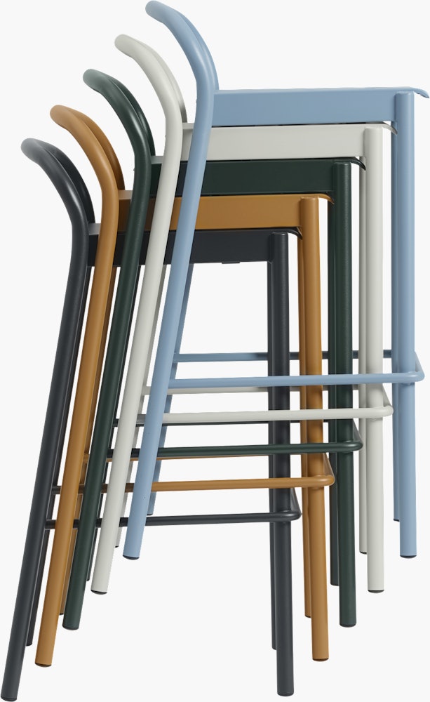 Linear Steel Stool