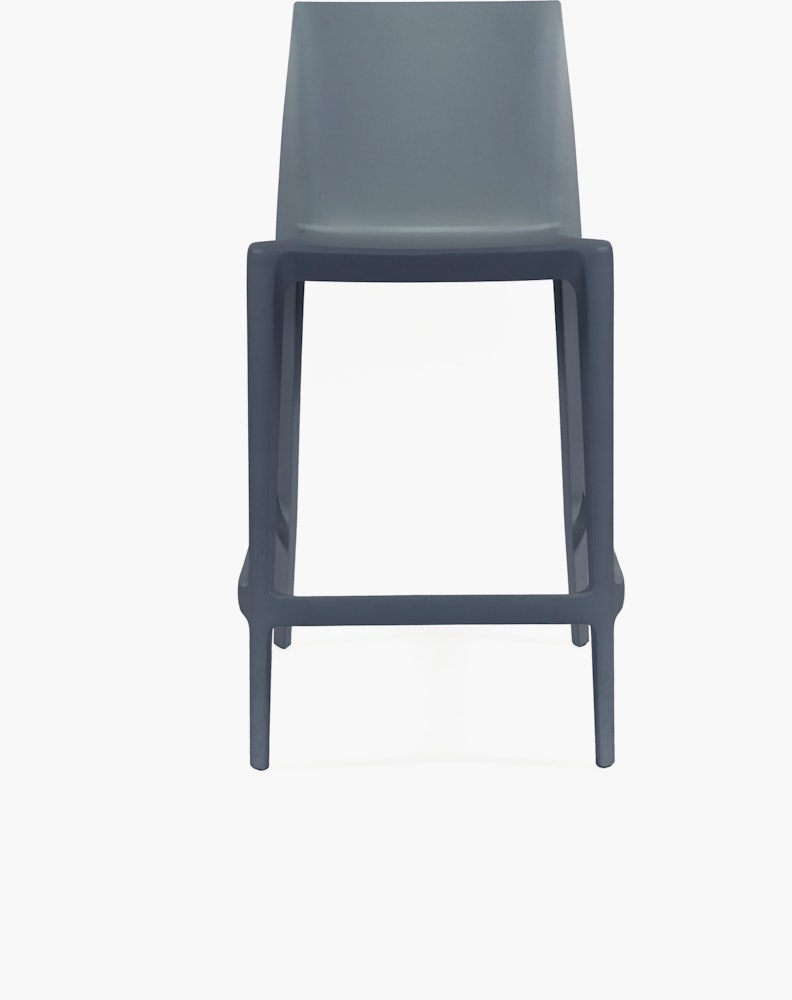 Bellini Stool - Set of 2 - Counter Height, Dark Grey