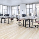 antenna workspaces power beam open plan height-adjustable table