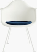 Eames Molded Plastic Armchair with Seat Pad