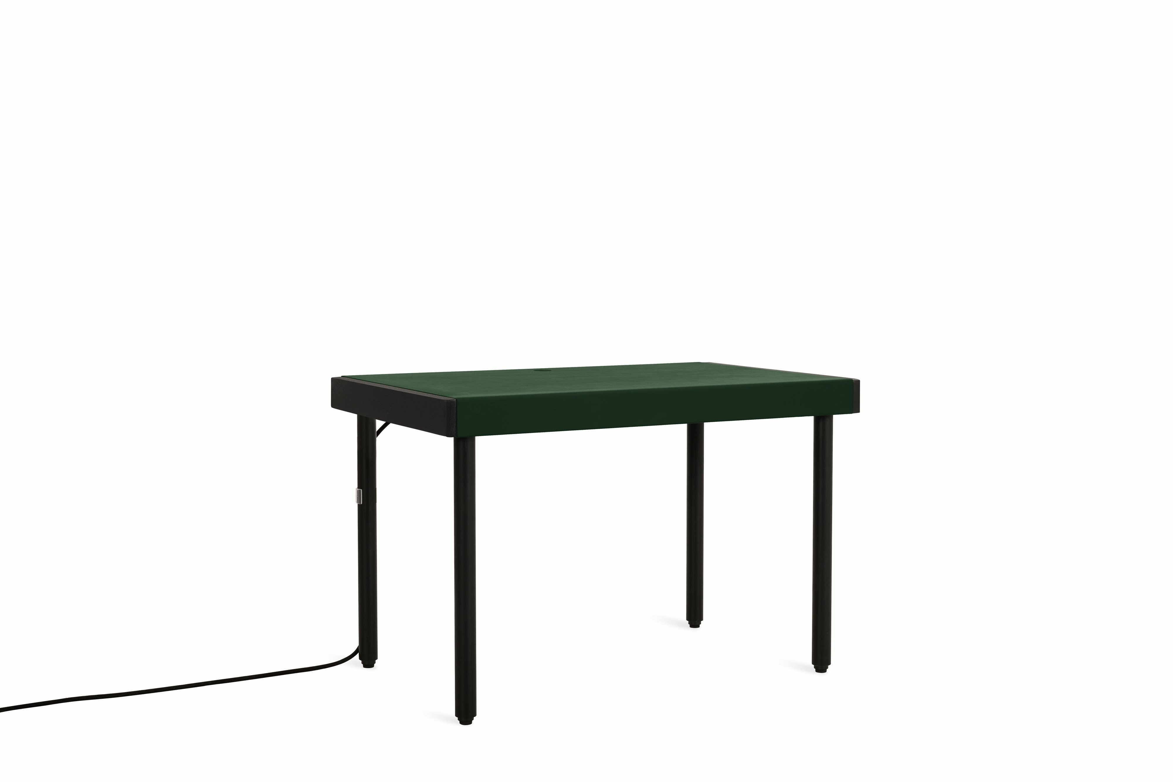 Leatherwrap Sit-to-Stand Desk