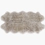 Sheepskin Throw Sheepskin Throw, Quadrat