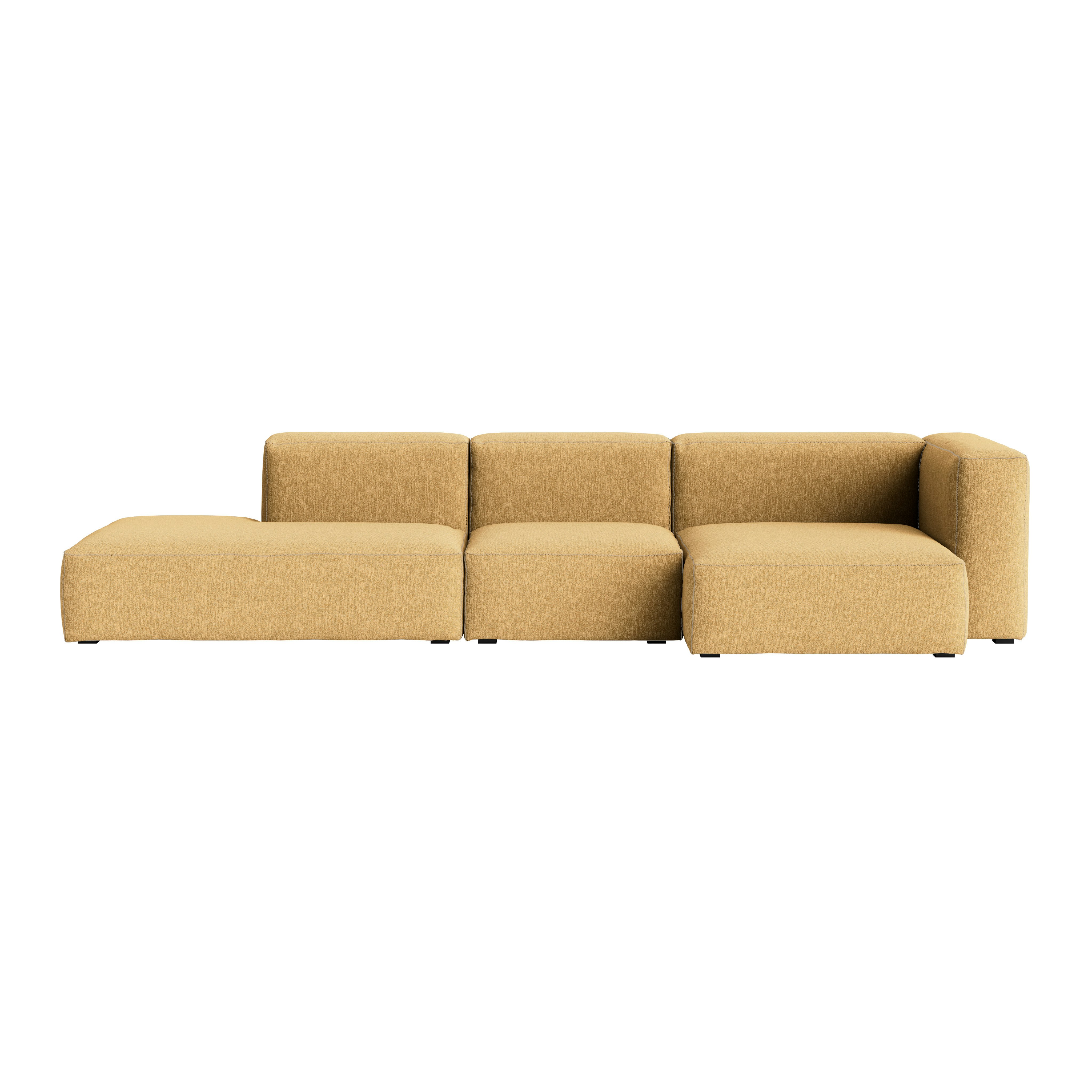 Mags One-Arm Sectional Wide - Right, Olavi by HAY, 15 Mustard / White Speckle