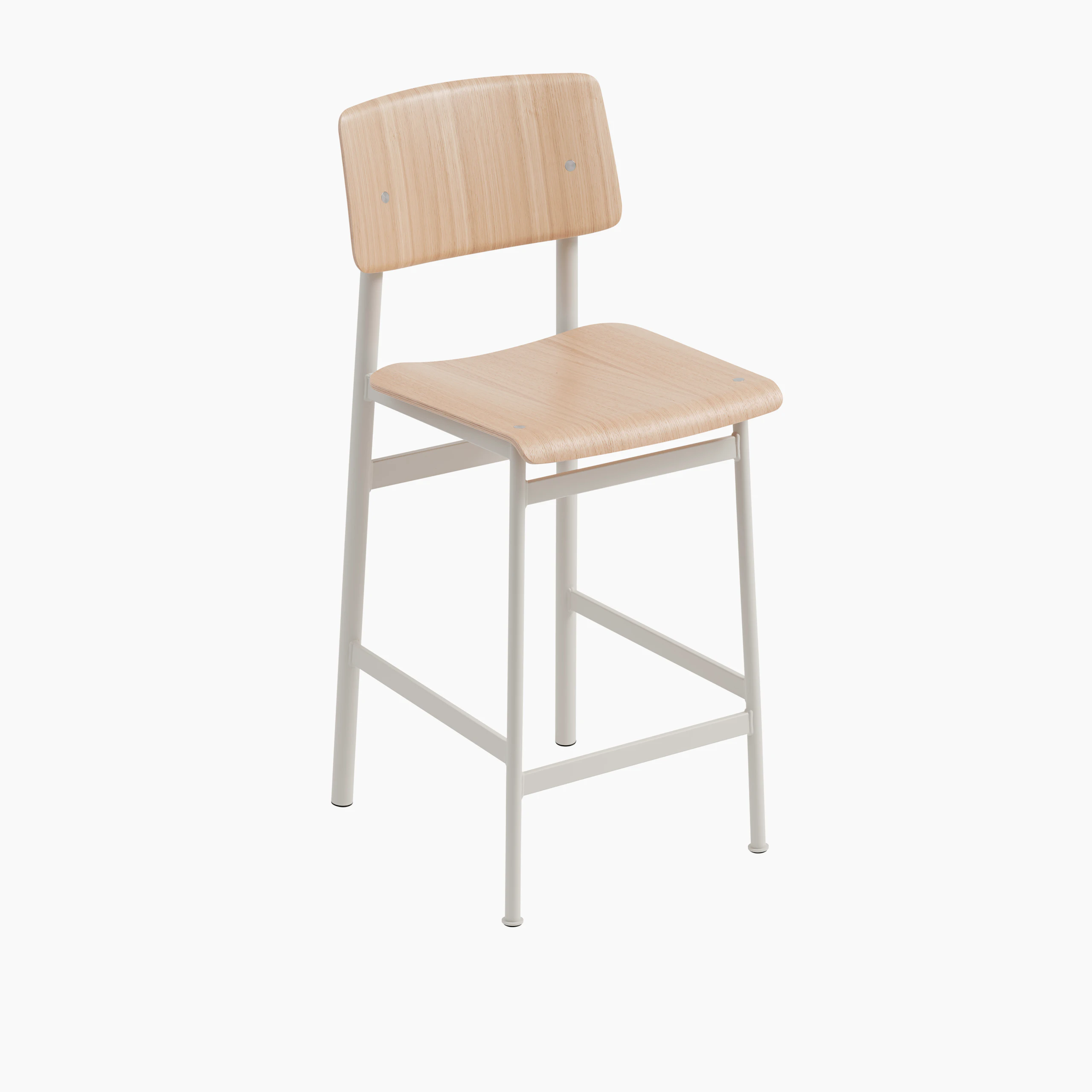 Loft bar stool 65 grey oak