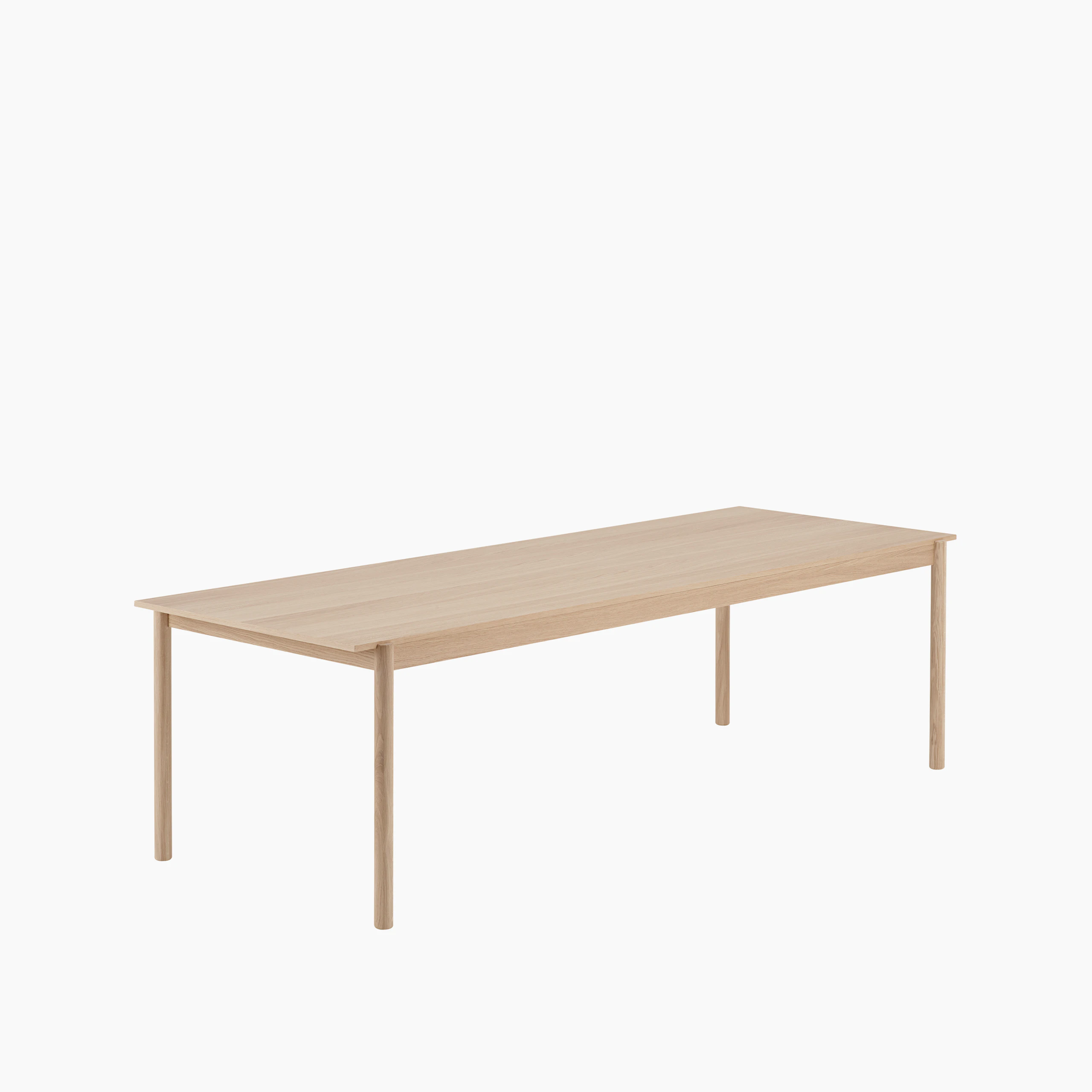 Linear wood oak table 260 Muuto