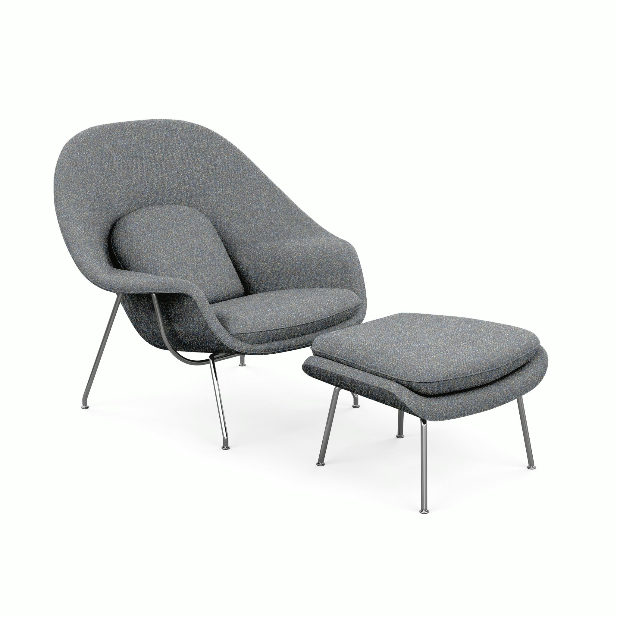 Womb Chair and Ottoman