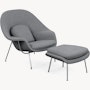 Womb Chair and Ottoman