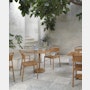 Linear Steel Café Table