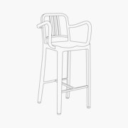 Bar Height - With Arms