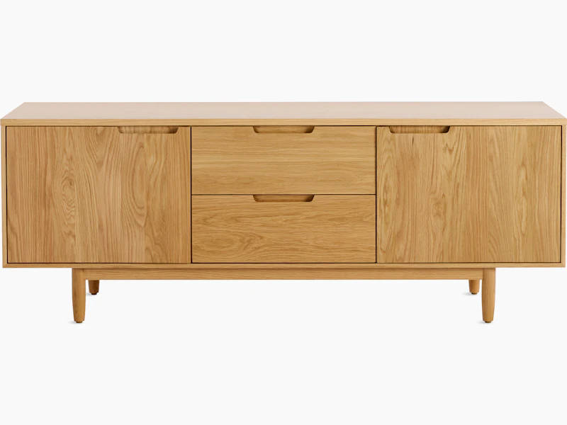 Raleigh Media Unit - 60", Oak"