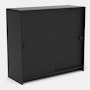 Slider Storage Cabinet - Black