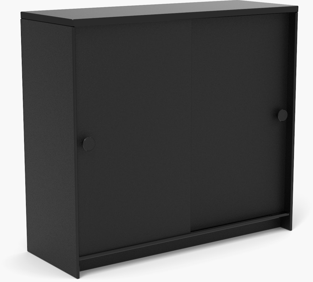 Slider Storage Cabinet - Black