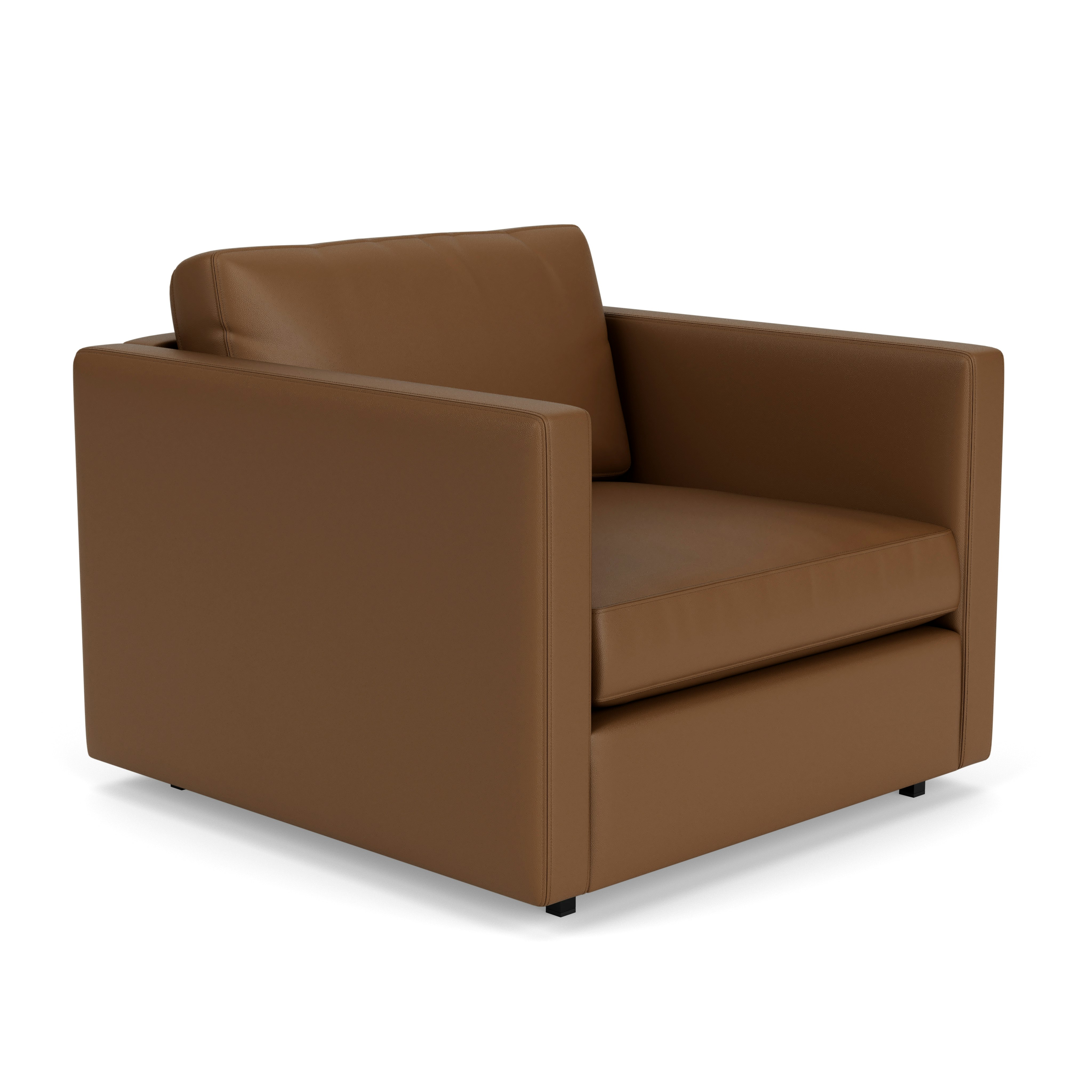 Pfister Armchair - Volo Leather, Toast