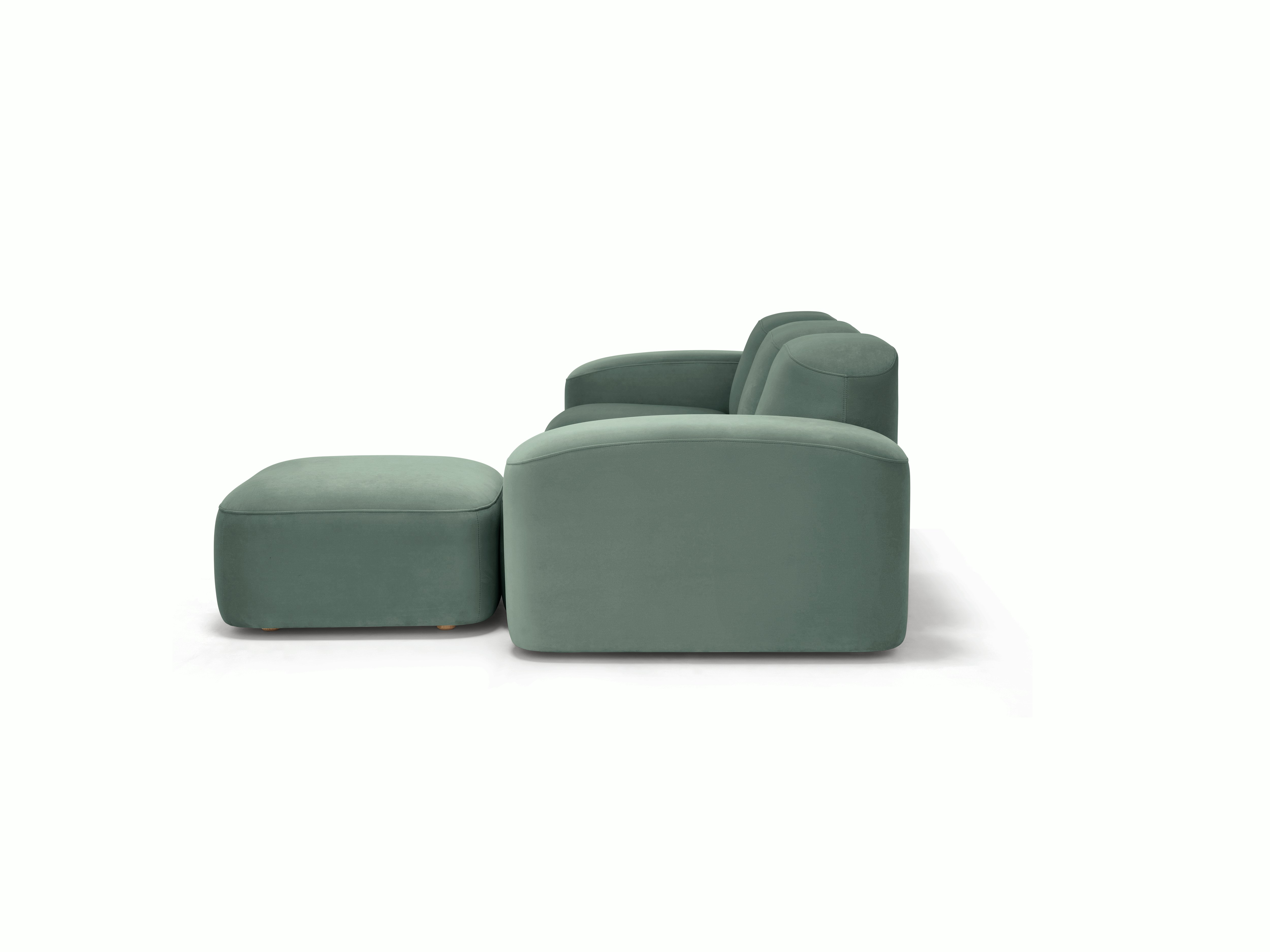 Muse Sofa - Three Seater with Muse Ottoman