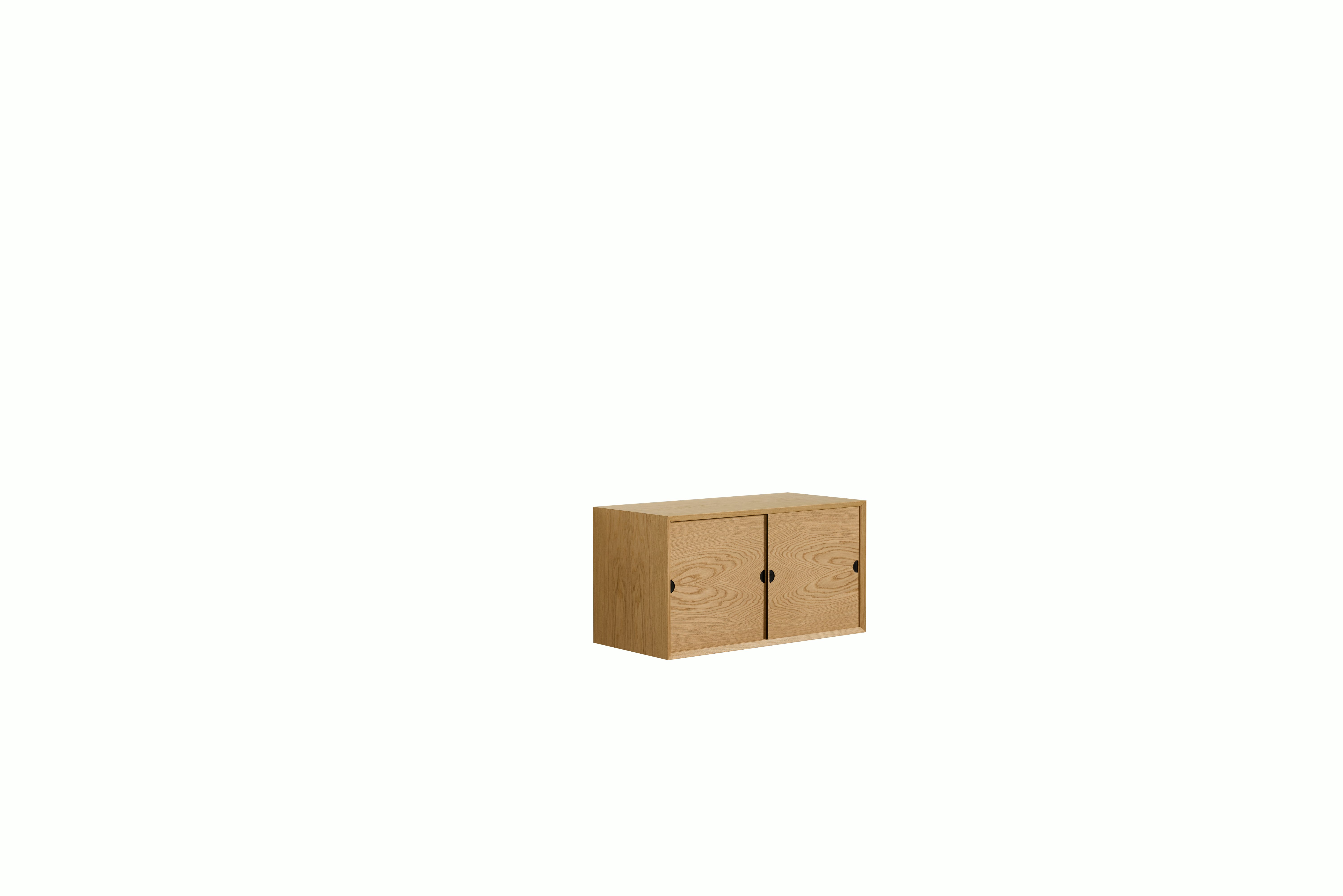 System Cado Sideboard - 1 Cabinet,  Oak,  Sliding Doors Cabinet