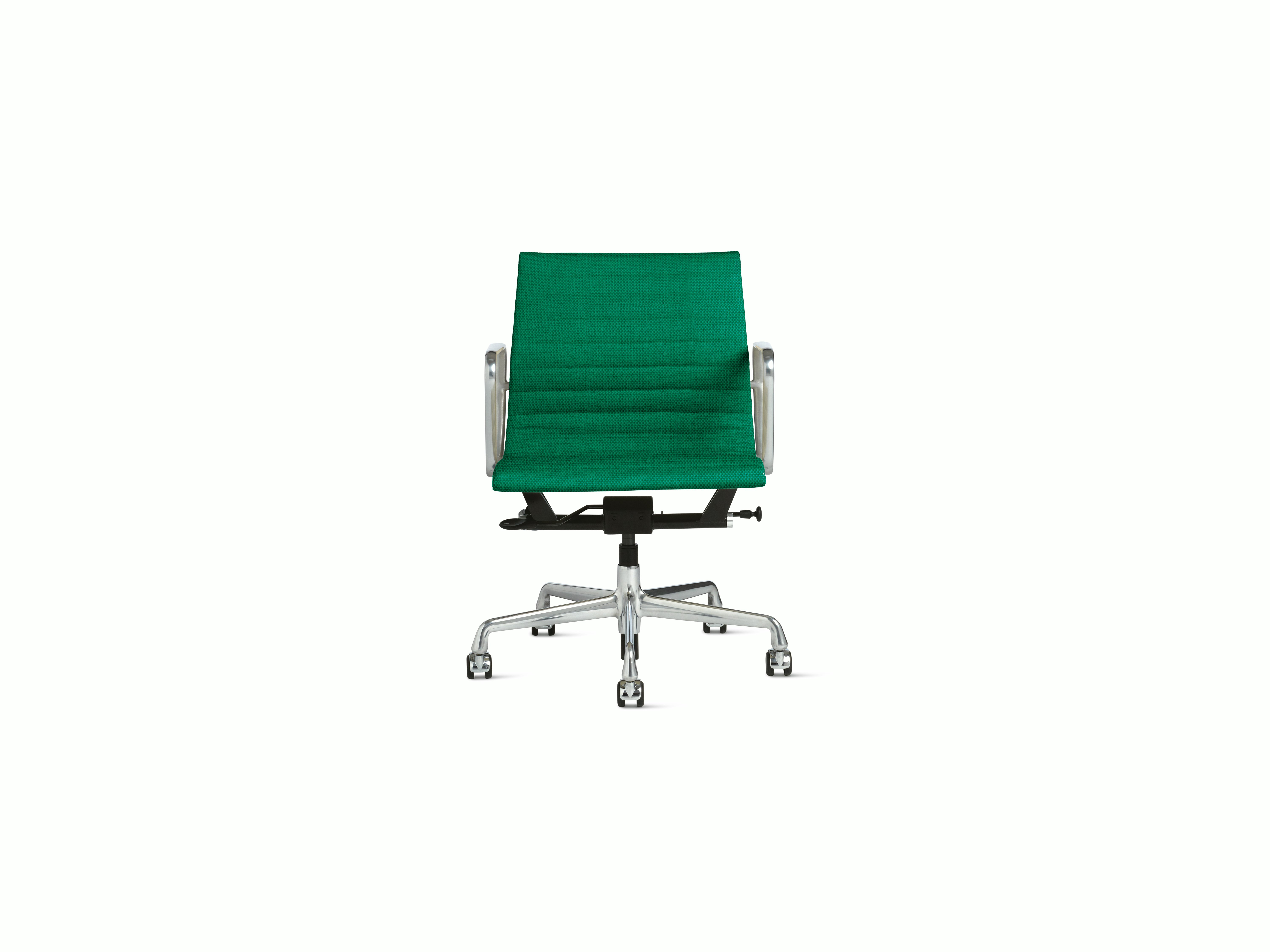 Eames Aluminum Managemement Chair in Mode Celtic,  Pneumatic Lift