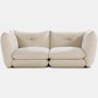 Pillo Sofa -  Two Seater Standard or Deep in Haven Ivory