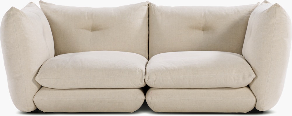 Pillo Sofa -  Two Seater Standard or Deep in Haven Ivory
