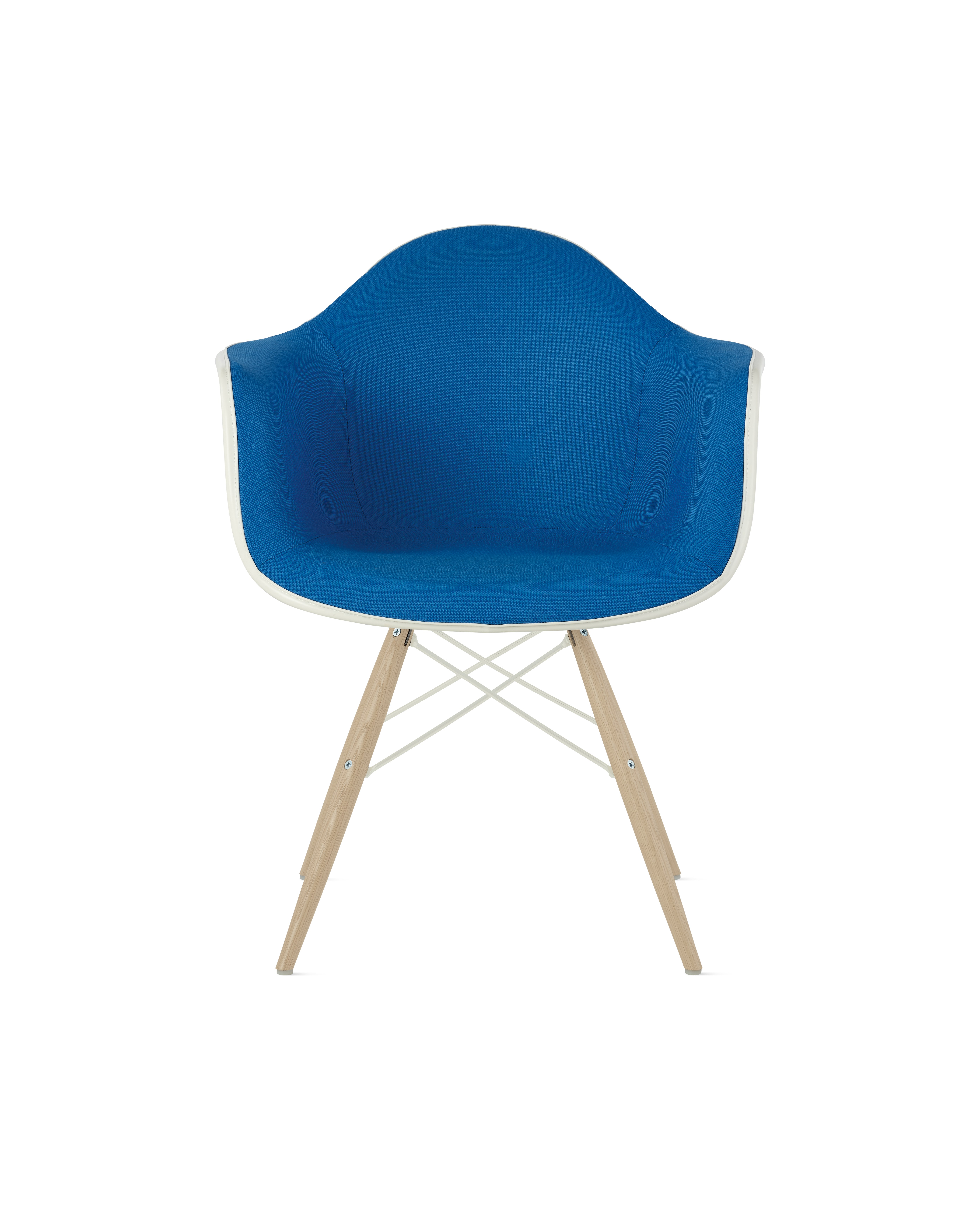 Eames Upholstered Molded Plastic Armchair