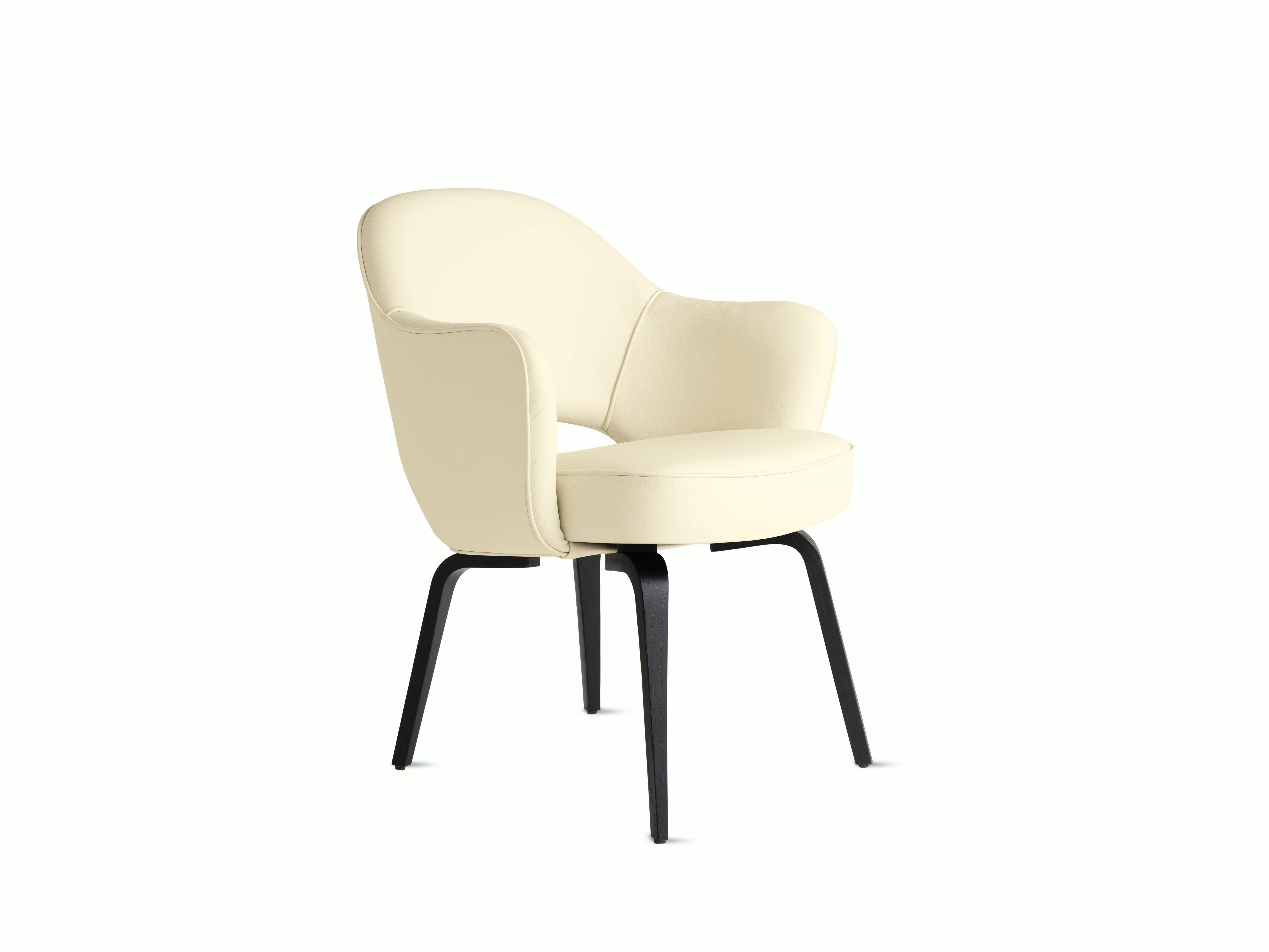 Saarinen Executive Armchair with Wood Legs