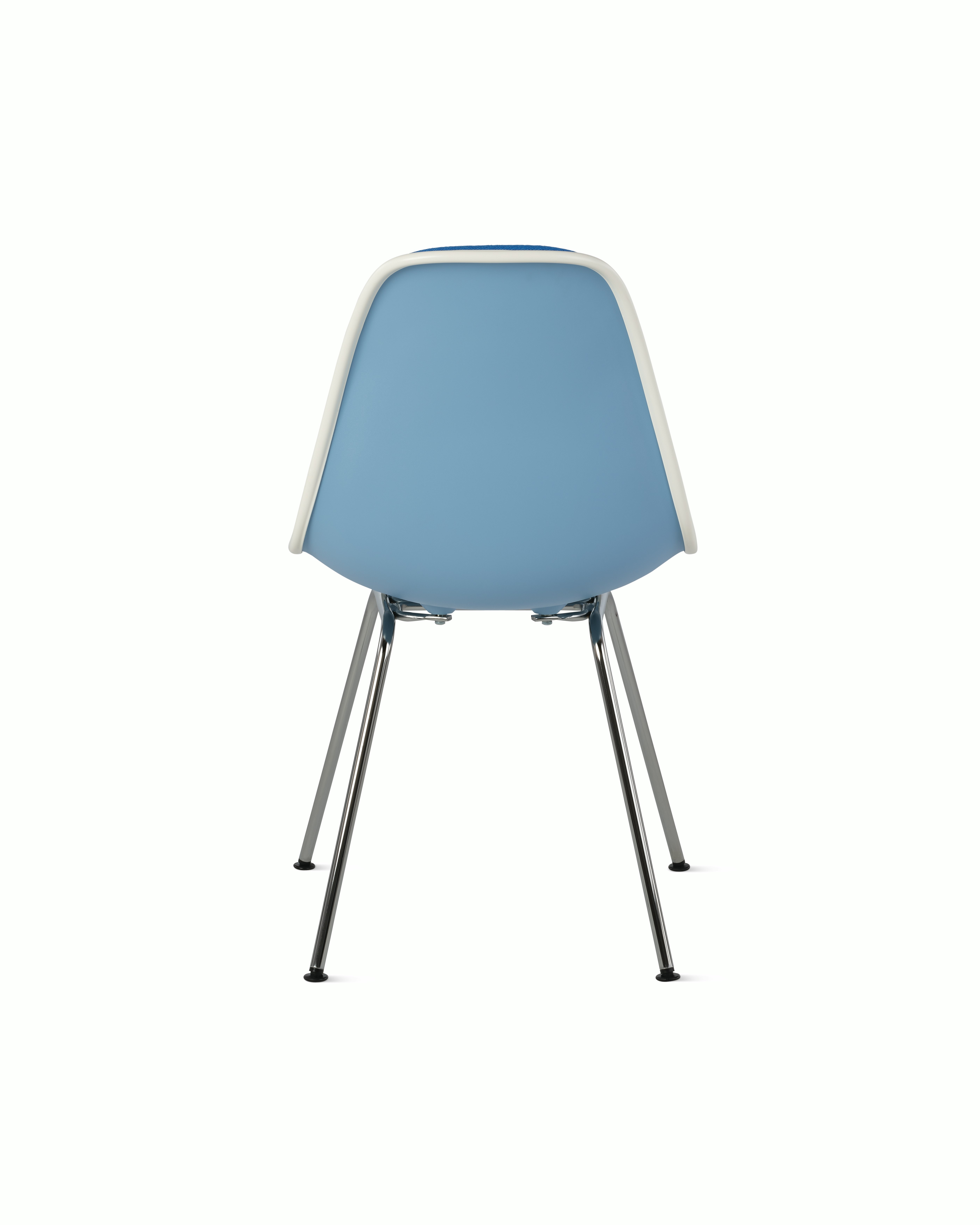Eames Upholstered Molded Plastic Side Chair
