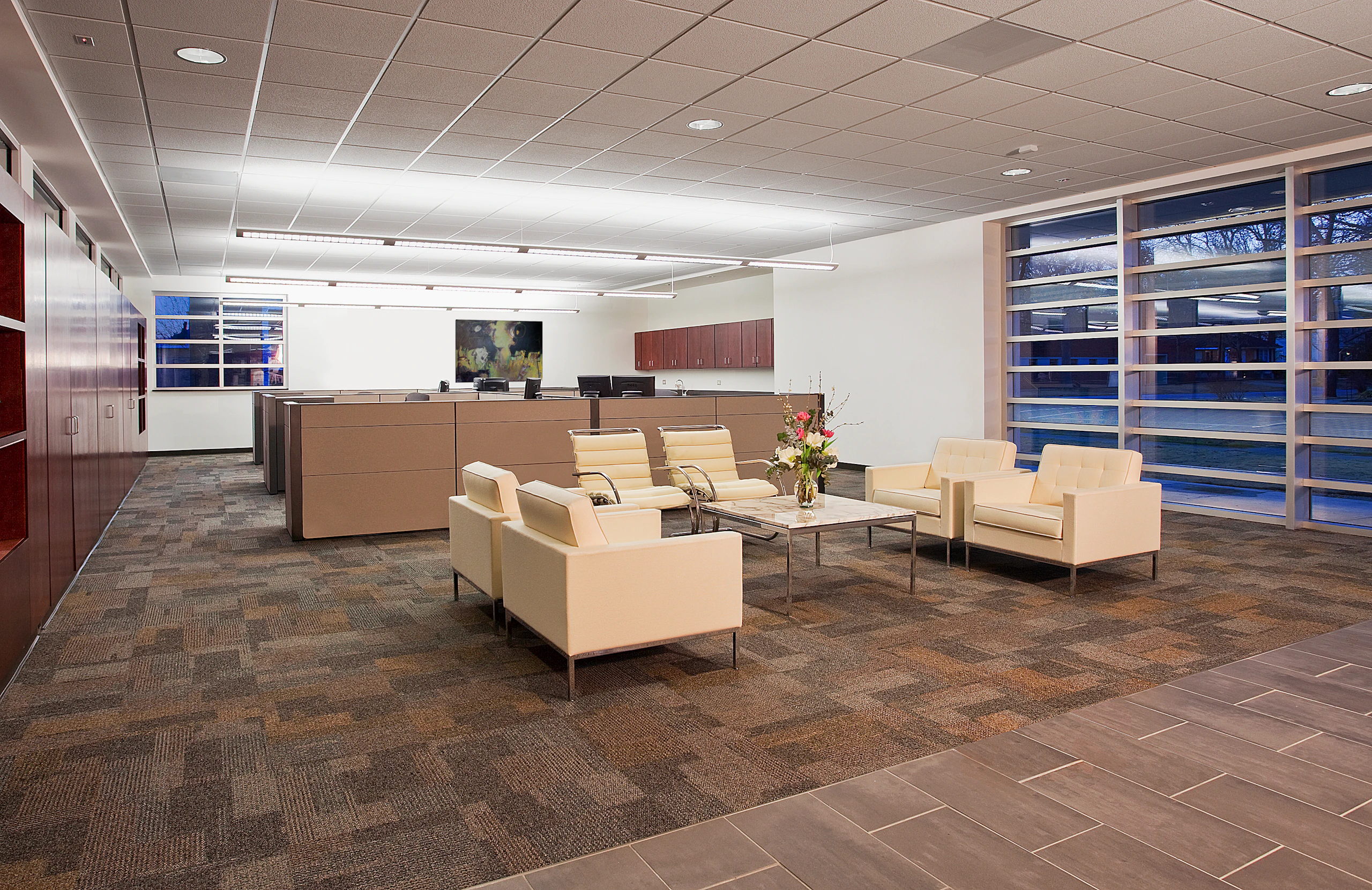 Florence Knoll Lounge chairs and MR Lounge Chairs