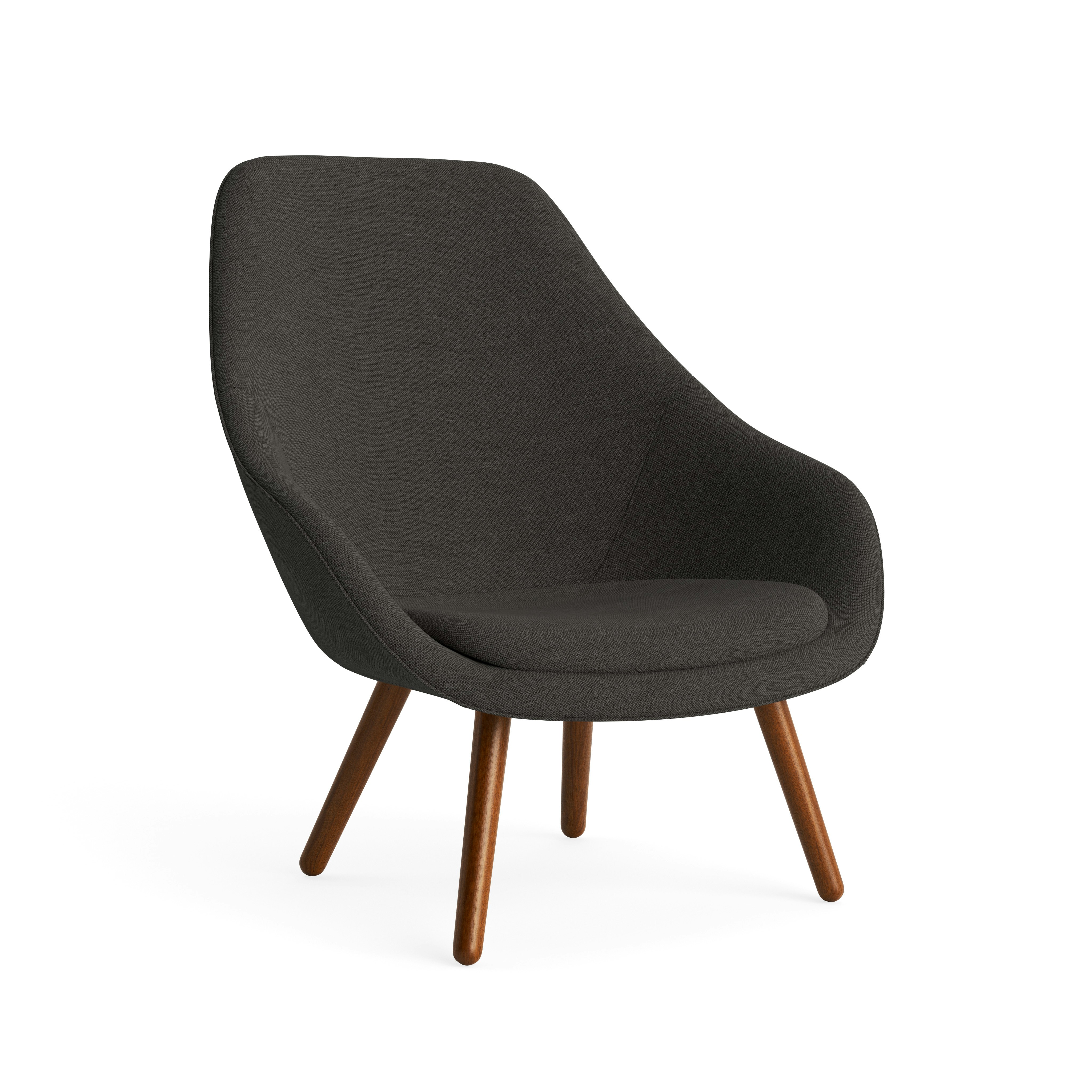 AAL 92 Armchair, High Back - Mode, Talus, Walnut