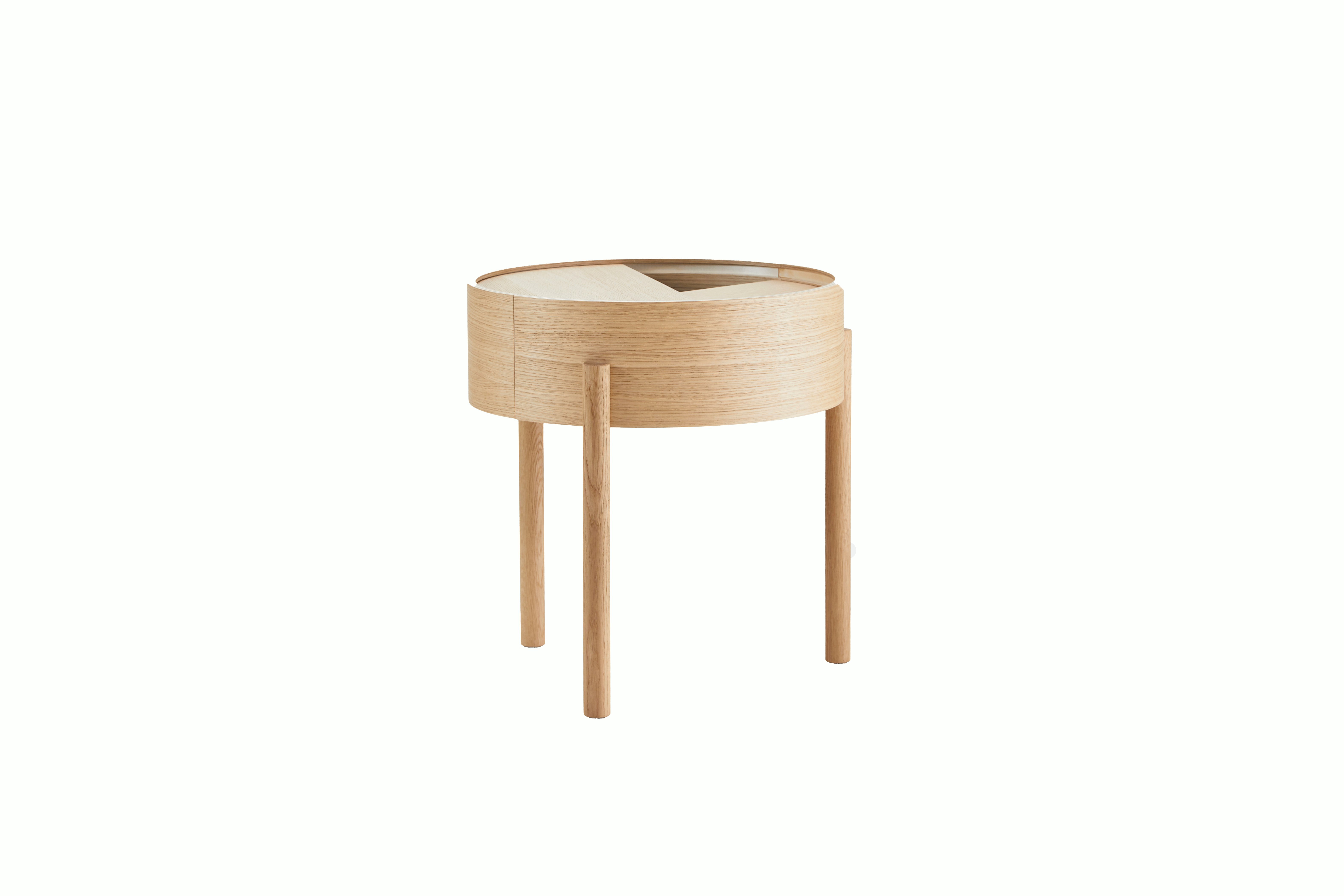 swivel side table