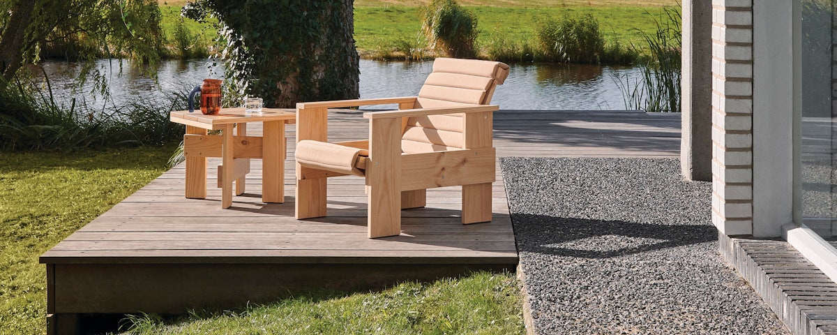 Crate Lounge Chair Quilted Cushion