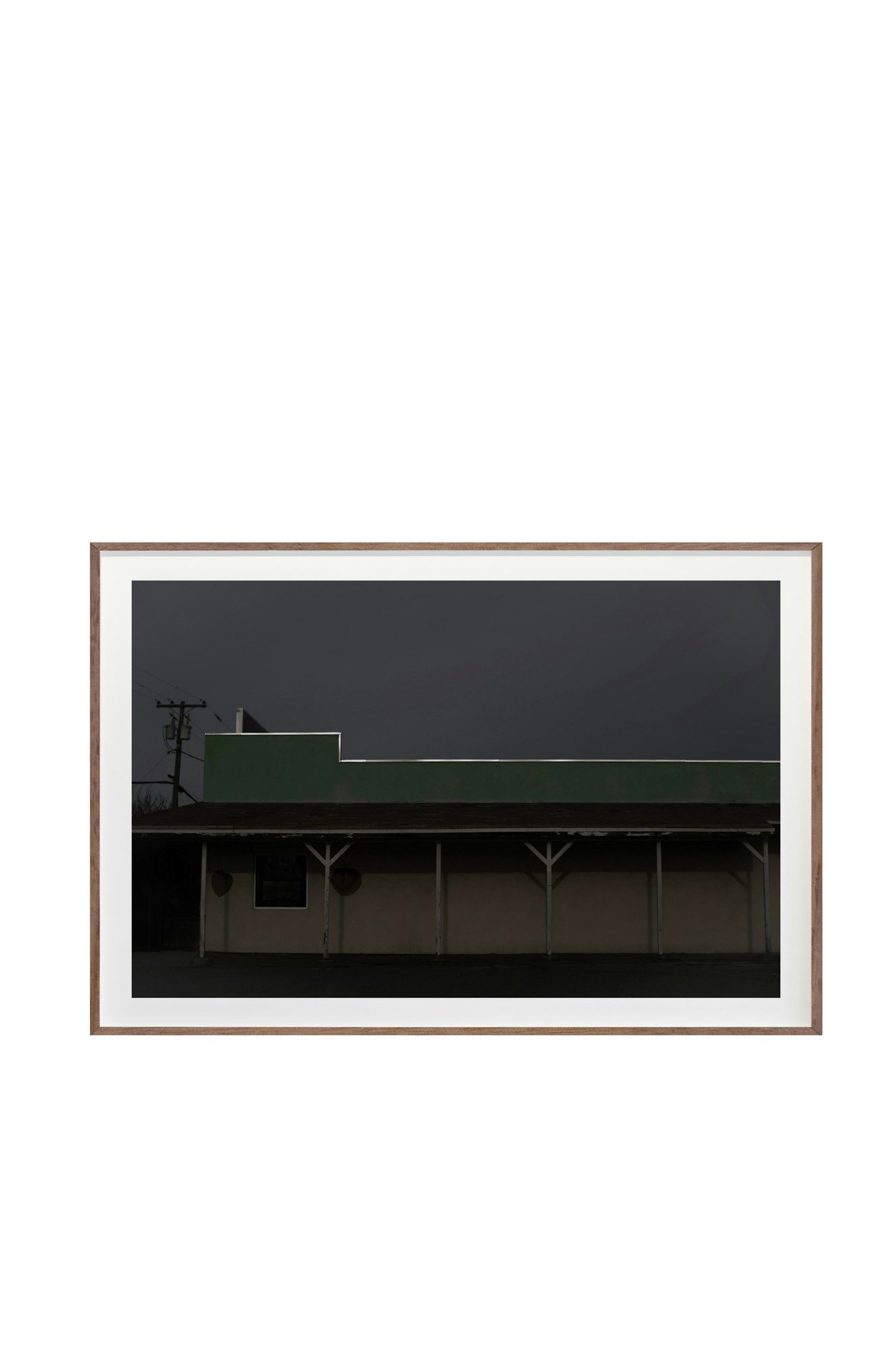 Day as Night No. 7001 by Cas Friese ,  40 x 60,  Walnut Frame