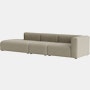 Mags One-Arm 3 Seat Sofa - Right, Pecora, Cream