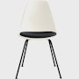 Eames Molded Plastic Side Chair with Seat Pad (DWR)