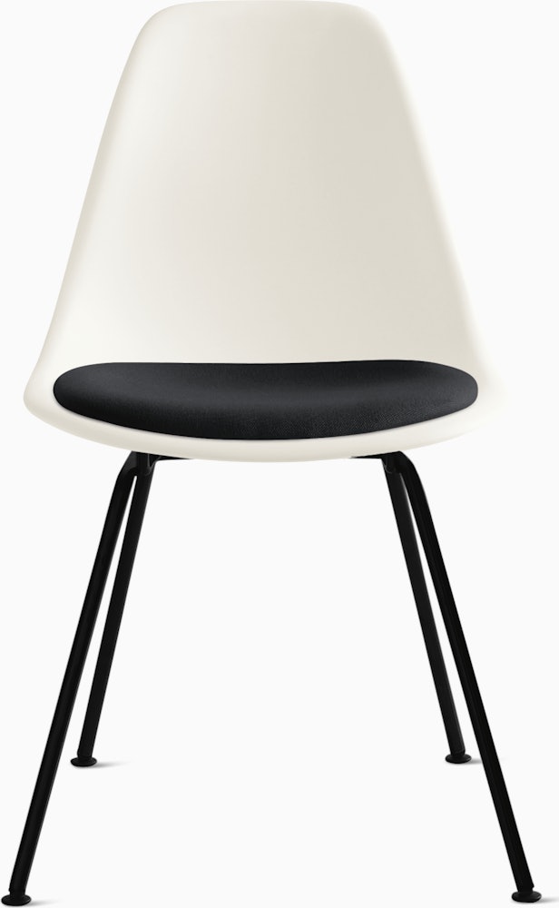 Eames Molded Plastic Side Chair with Seat Pad (DWR)