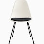Eames Molded Plastic Side Chair with Seat Pad Eames Molded Plastic Side Chair with Seat Pad