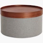 Drum Pouf Tray Drum Pouf Tray, Wide