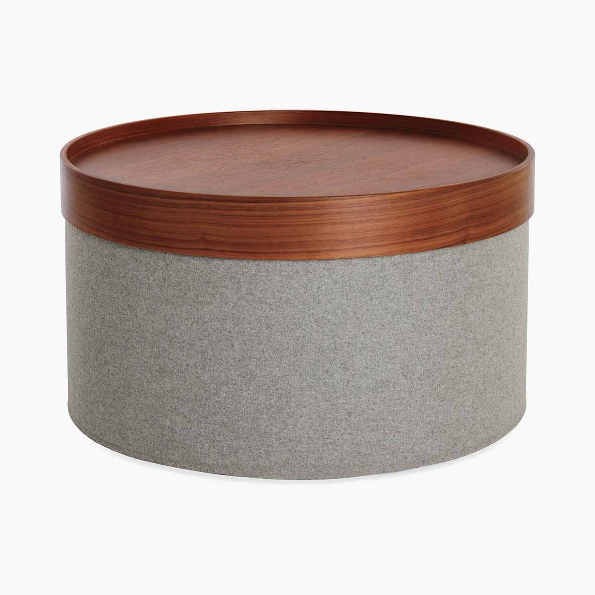 Drum Pouf Tray Drum Pouf Tray, Wide