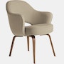 Saarinen Executive Armchair with Wood Legs