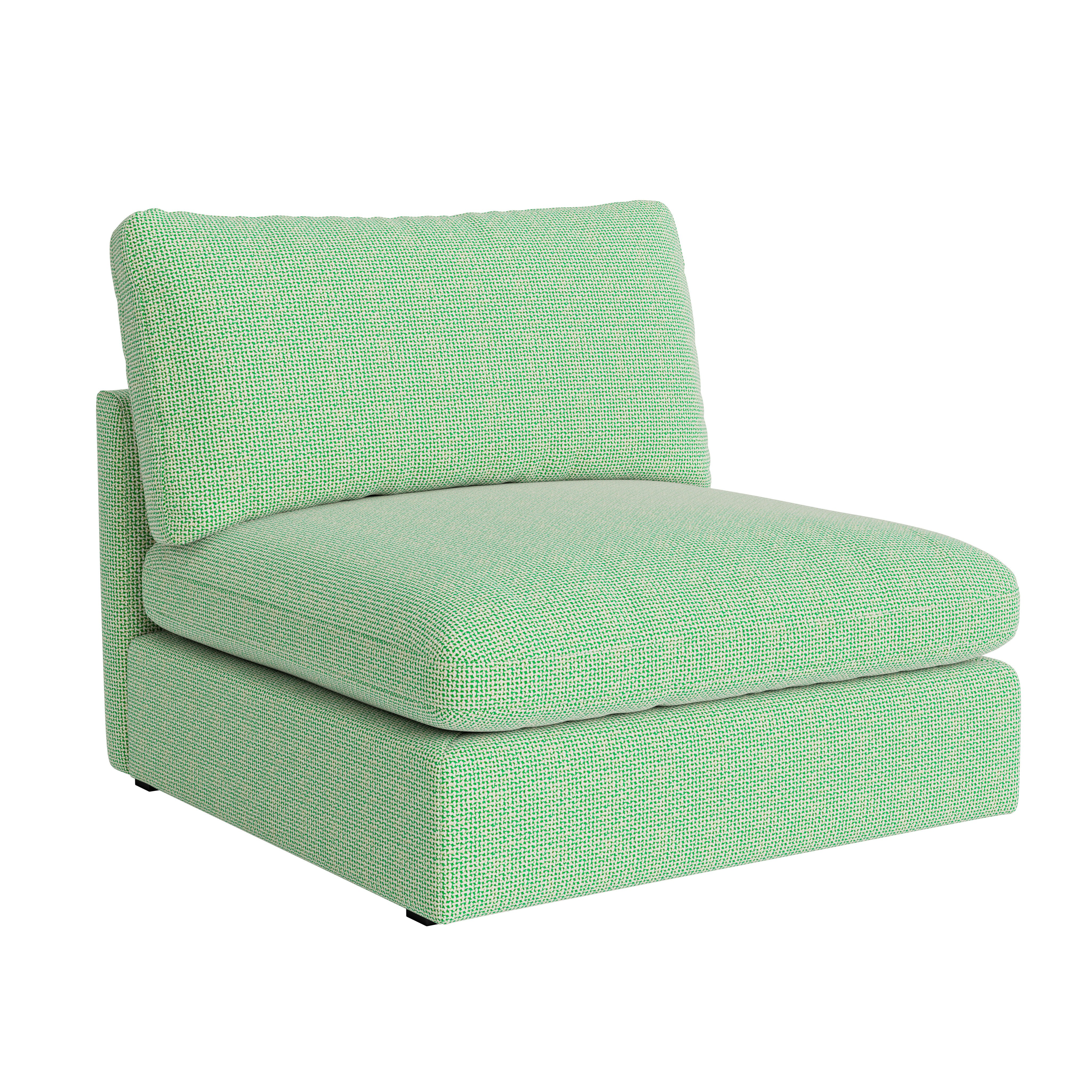 Hackney Lounge Compact Single Seater - Tartaglia, 989 Green White