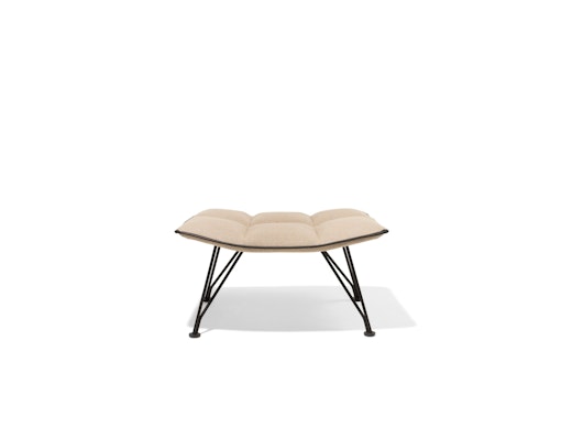 Jehs+Laub Ottoman The Jehs+Laub Lounge Collection can also be specified with a polished chrome or black wire base, as shown above.