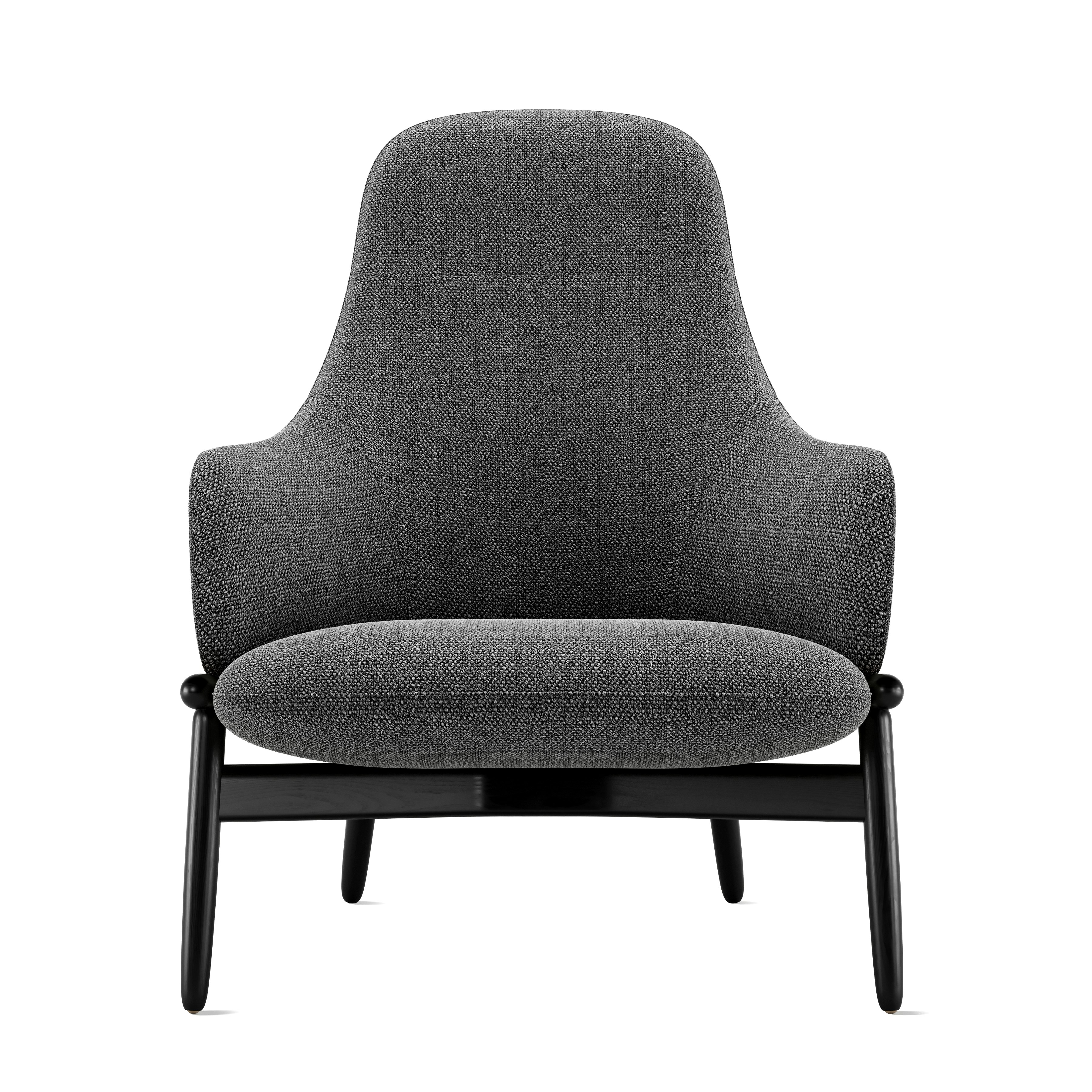 ReFrame Lounge Chair - High Back,  Capri,  Anthracite,  Ebony Ash