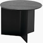 Wood Slit Side Table Wood Slit Side Table, Black