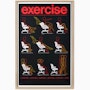 Exercise Poster Exercise Framed Poster