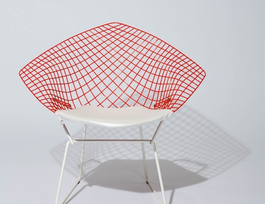 Bertoia Two-Tone Diamond Chair Harry Bertoia Diamond Chair Two-Tone