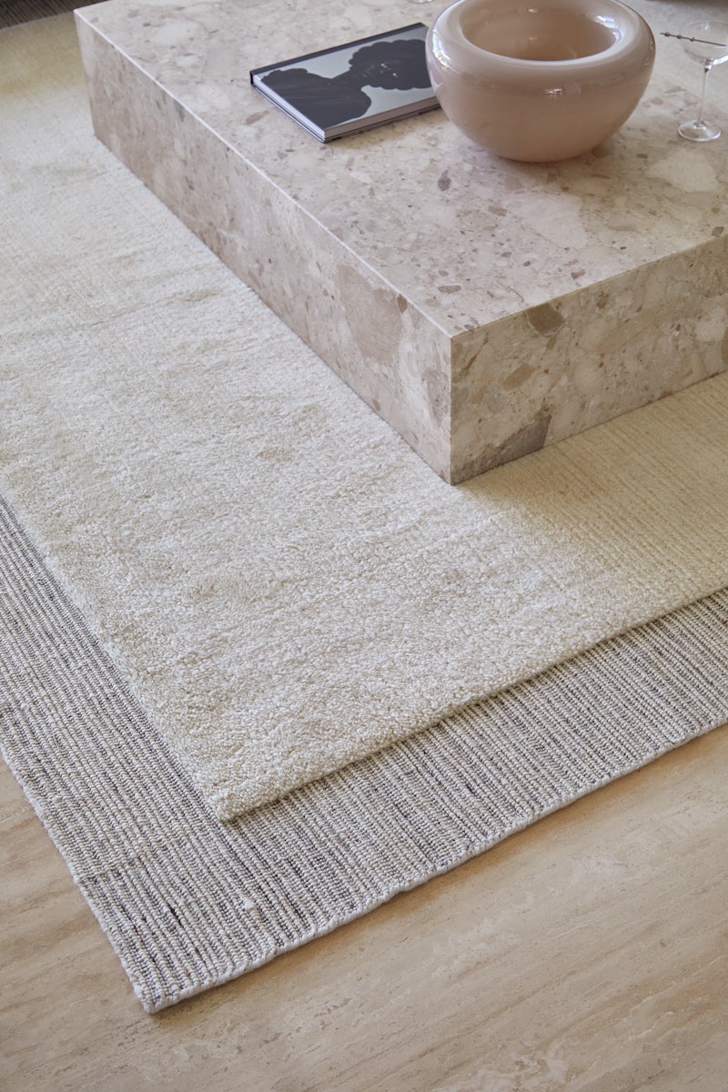 Isla Handloom Wool Rug, Ivory – Design Within Reach
